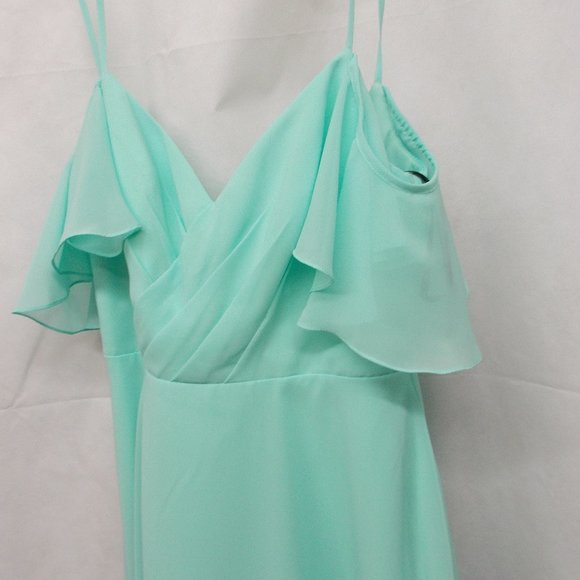 NWT Gorgeous Ladies full length formal mint green dress, size 14 - Picture 2 of 9